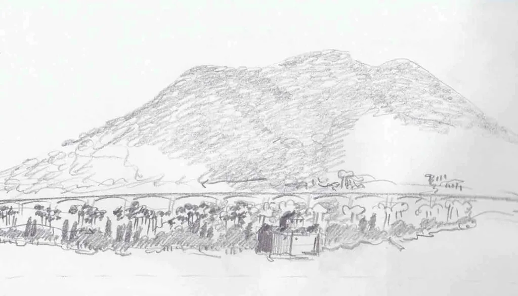 Sketch sequence from En mémoire de Chillion