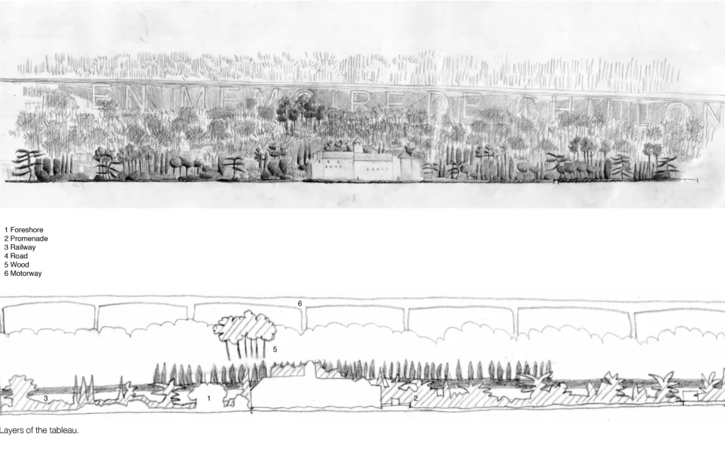 Sketch elevations from En mémoire de Chillion