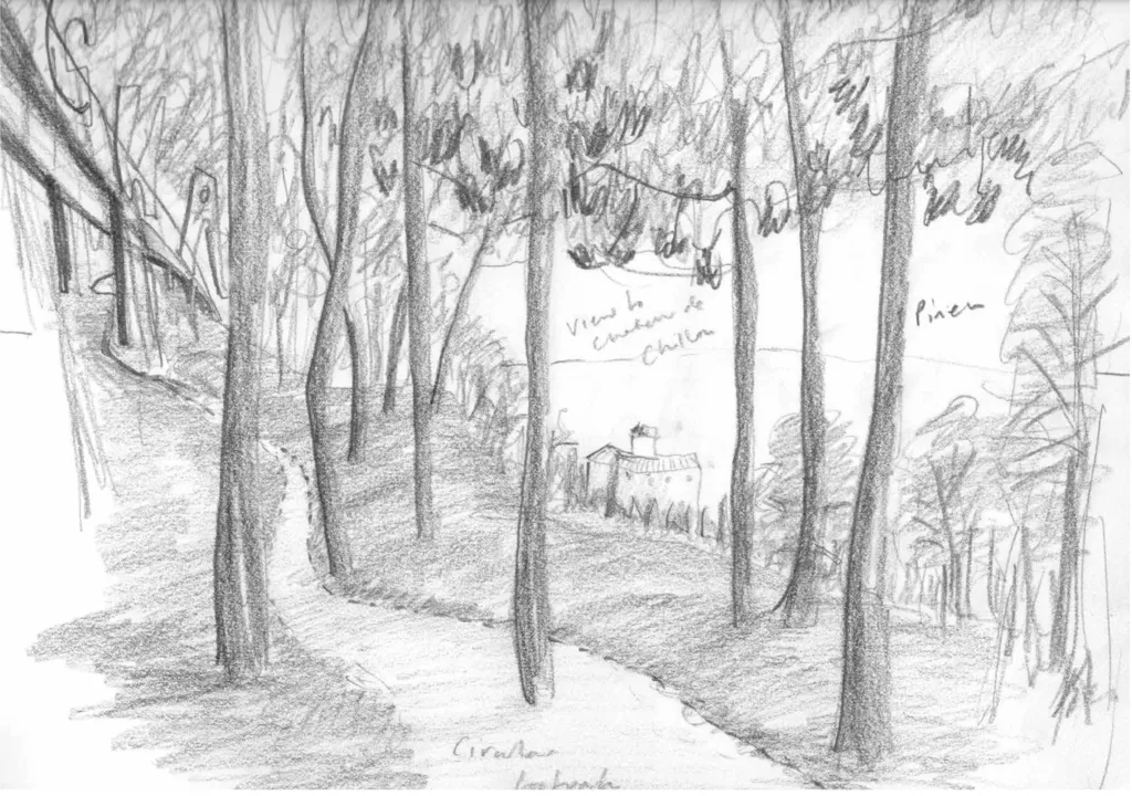 Sketch sequence from En mémoire de Chillion