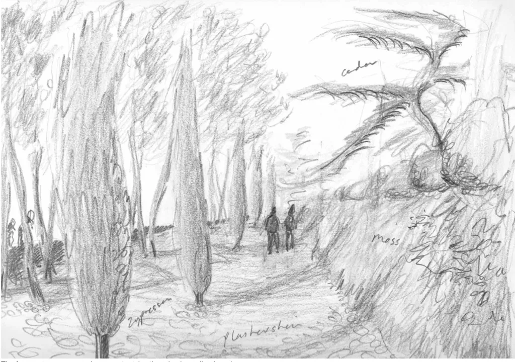 Sketch sequence from En mémoire de Chillion