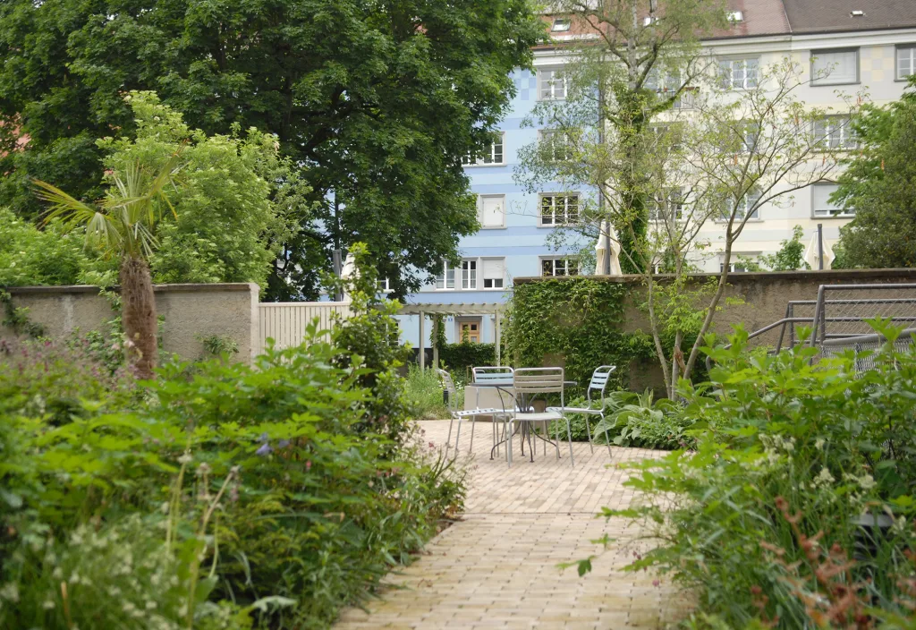 Photograph of the completed garden in 2025