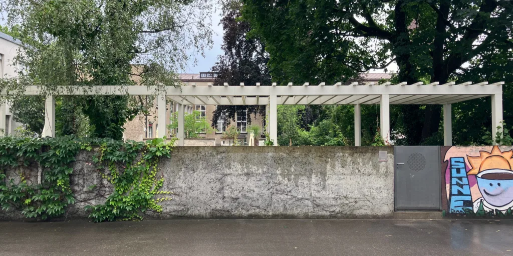 Photograph of the completed garden in 2024