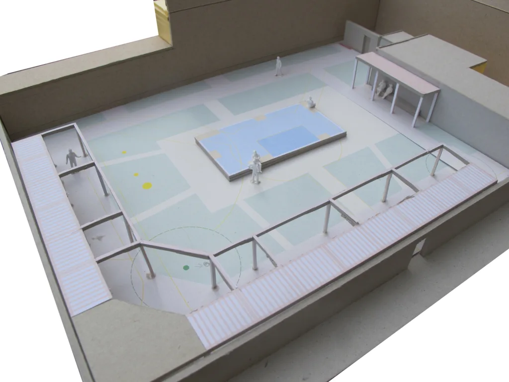 1:50 model of garden structure