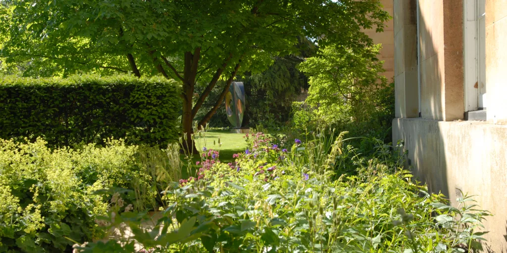 Photograph of the garden in 2024