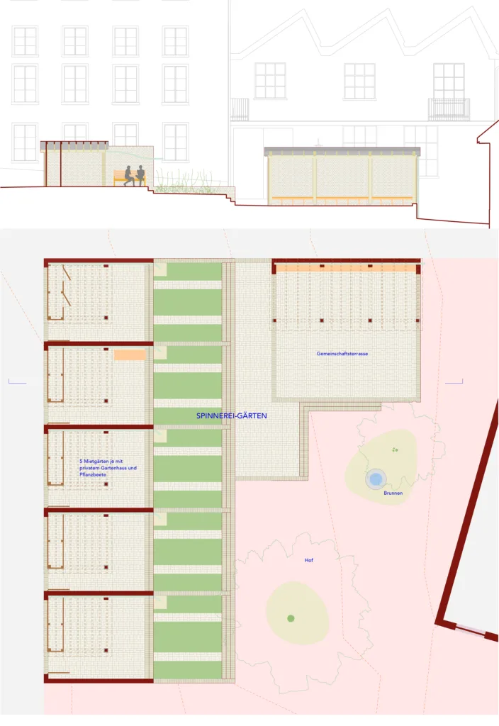 1:50 Detail plan and section at end of detailed design phase